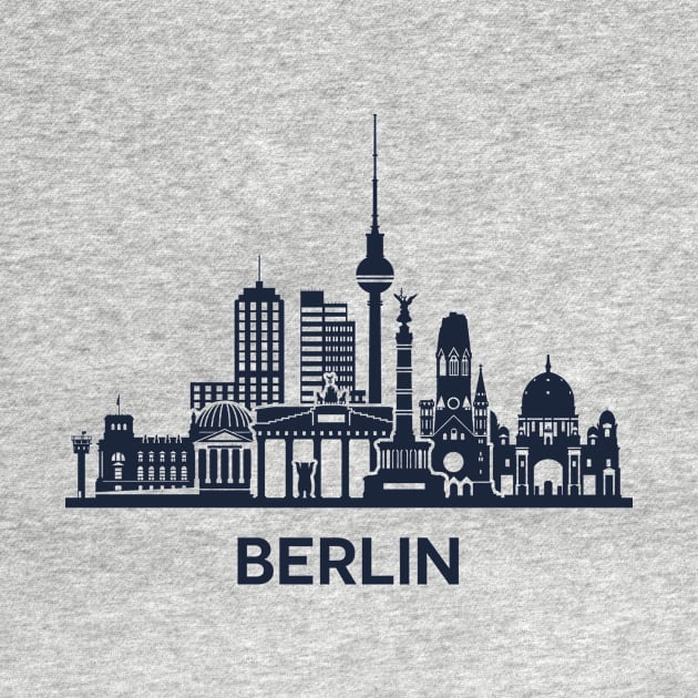 Berlin City Skyline, extended version by yulia-rb